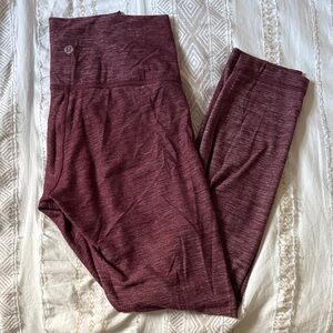 Lululemon Athletica Maroon Leggings
